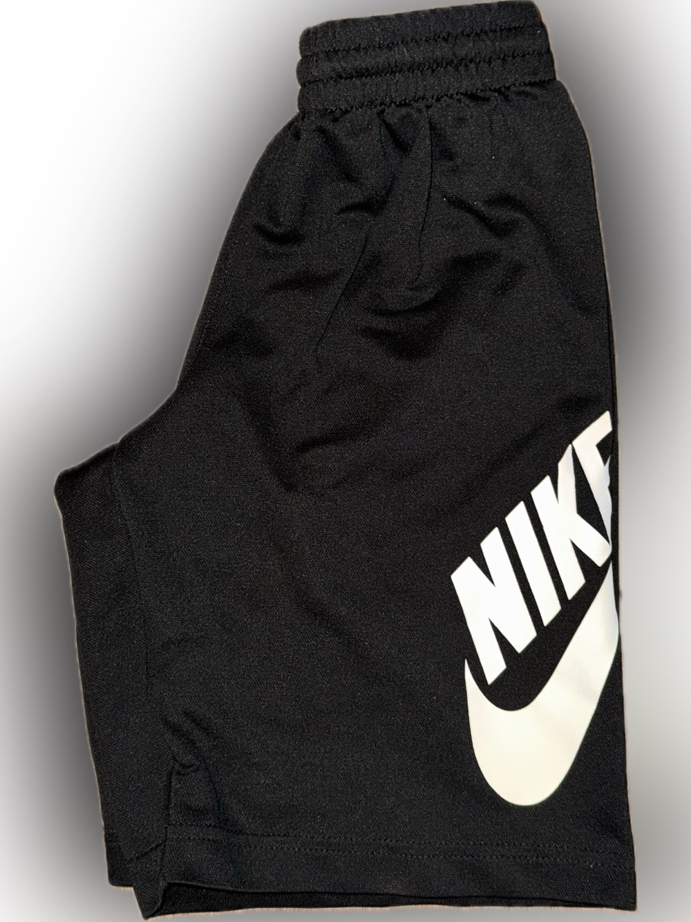 🌸Nike Black Athletic Shorts with White Swoosh, size YS - Picture 3 of 6